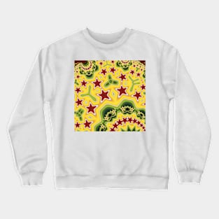 abstract christmas pattern Crewneck Sweatshirt